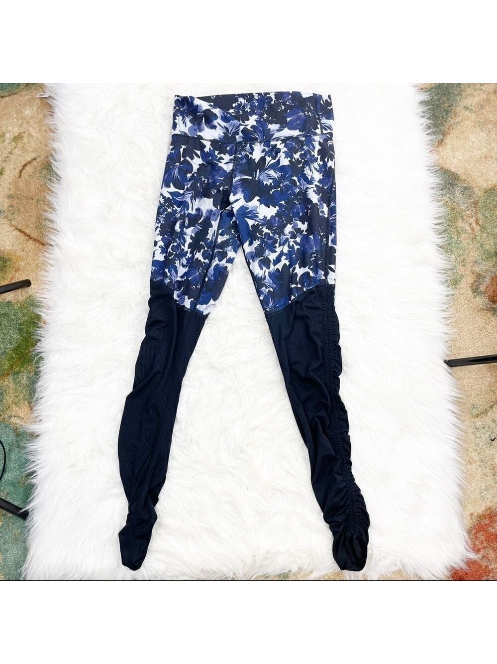 Fabletics Cashel Foldover PureLuxe Floral Leggings - Picture 3 of 7